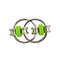 Flippy Link Bike Chain Fidget Toy Stress Reducer green