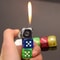 Refillable LED Dice Lighter1