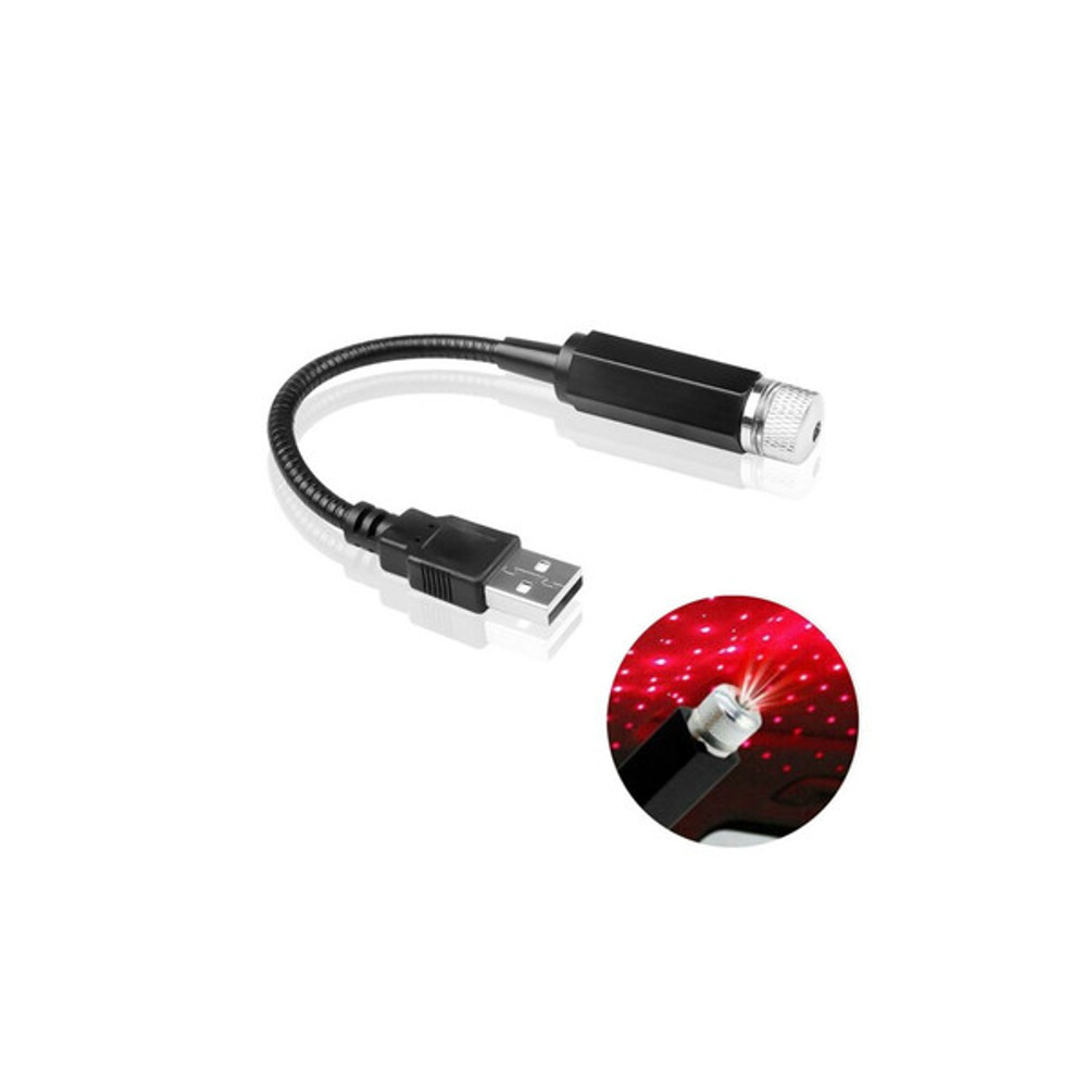 Starry Sky Car Interior Roof Light red