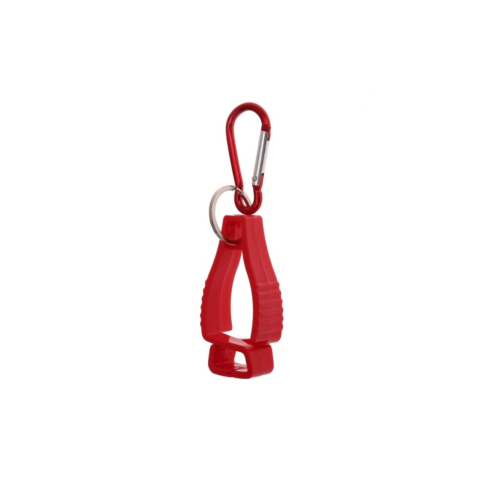 Multifunctional Glove Holder Belt Clip red