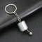6-Speed Stick Shift Keychain silver