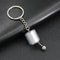 6-Speed Stick Shift Keychain silver