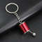6-Speed Stick Shift Keychain red