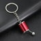 6-Speed Stick Shift Keychain red