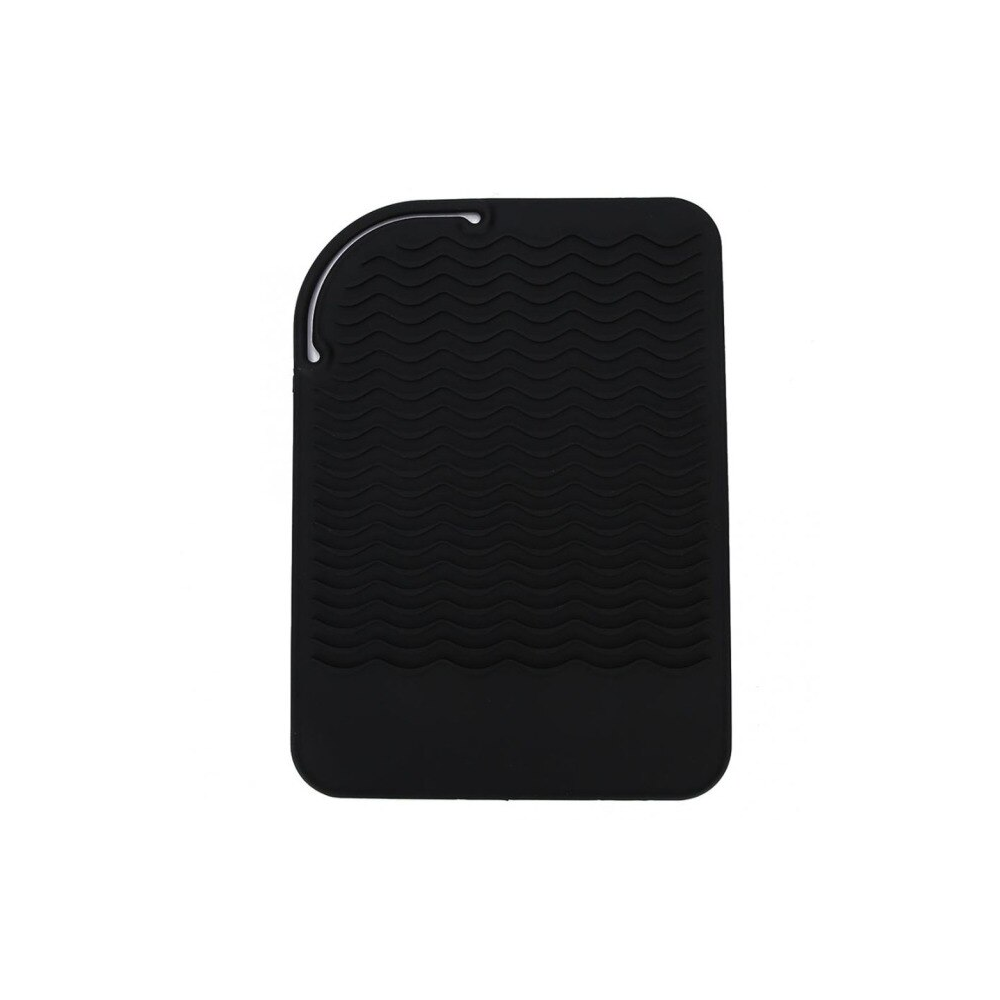 Large Silicone Heat Resistant Mat black