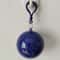 Portable Raincoat Ball Keychain blue