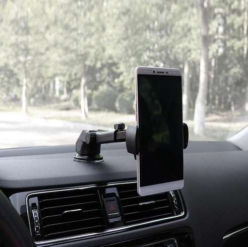 Retractable Car Phone Holder, Universal Car Phone Holder for Dashboard & Windshield, Car Air Vent Phone Holder