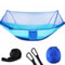 Treehouse Mosquito Net Hammock Blue