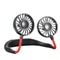 Wearable Portable Neck Fan For Personal Cooling Black