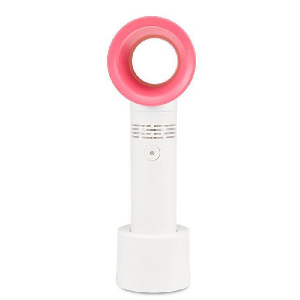 Portable Bladeless Desk Fan white