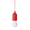 Portable Light Bulb red