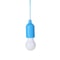 Portable Light Bulb blue