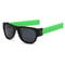 collapsible mirror lens sunglasses Green