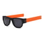 collapsible mirror lens sunglasses Orange Red
