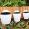 Self Watering Hanging Basket White