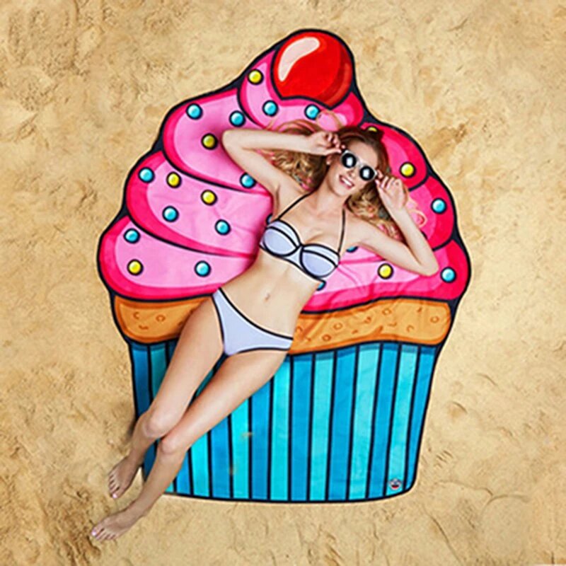 Beach Blanket & Cover Up Cupcake