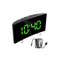 LED Display Alarm Clock green
