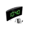 LED Display Alarm Clock green