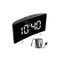 LED Display Alarm Clock white
