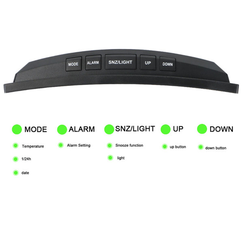 LED Display Alarm Clock3