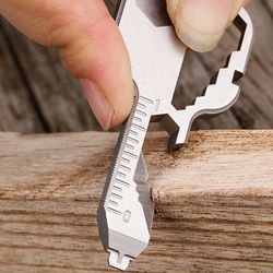 24 In 1 Key Shaped Pocket Tool For Multi Purpose Functionality
