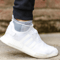 Ultra-Durable Silicovers Non-Slip Shoe Covers: Keep Your Shoes Clean & Dry White