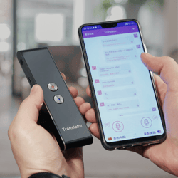smart portable multi-language voice translator device