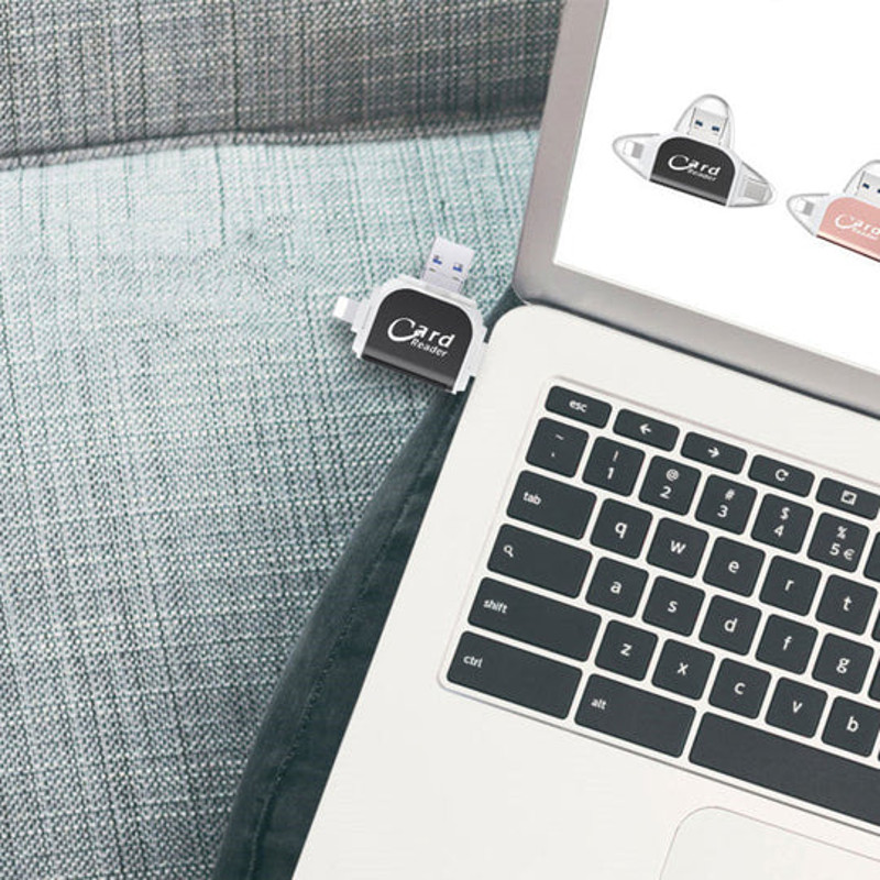 Multi-Port 4 in 1 Universal SD TF Card Reader