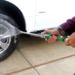 hydro jet high pressure power washer - stainless steel, flexible nozzle, easy install for efficient cleaning