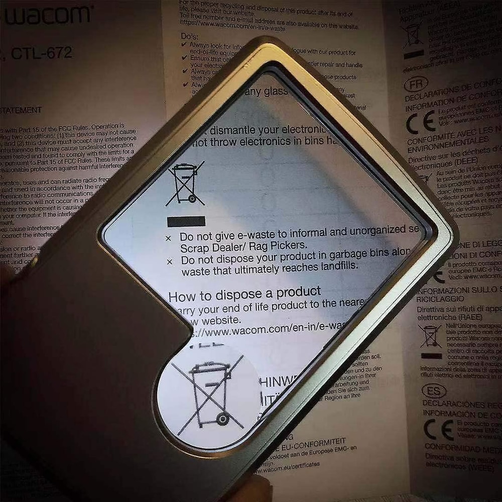 Magnifying Glass Reading Tool With LED Light 4