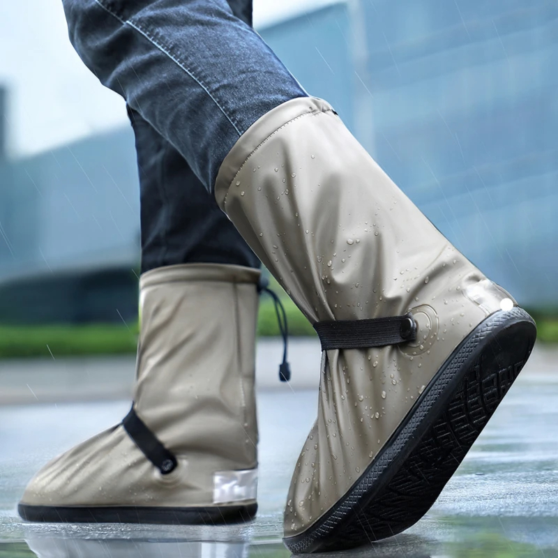 Reusable Step In Shoe Covers Waterproof Shoe Covers 4