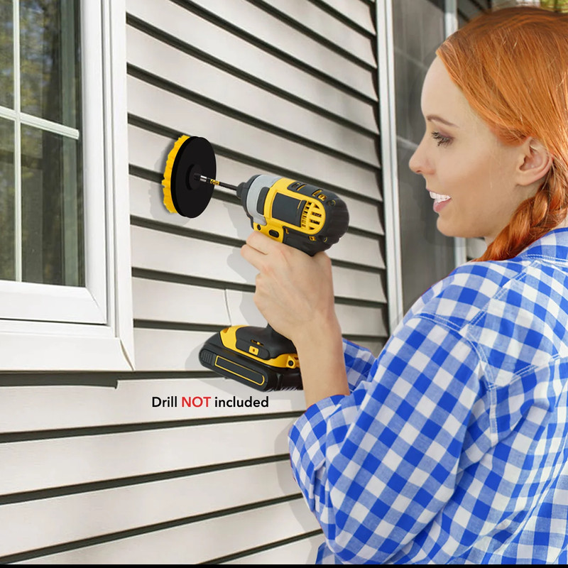 3-Brush Power Scrubber Drill Brush Attachment Kit1