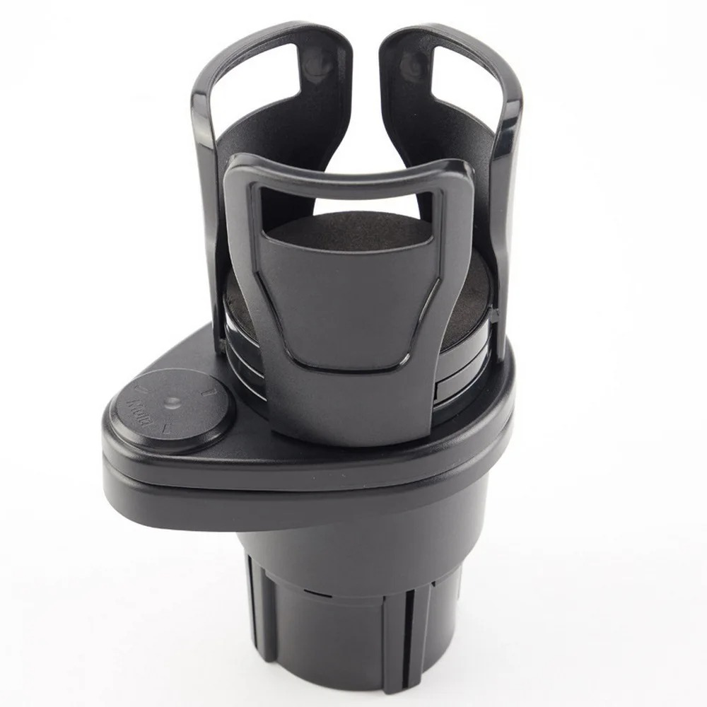 2-in-1 Multifunctional Car Cup Holder Matte Black