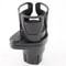 2-in-1 Multifunctional Car Cup Holder Matte Black