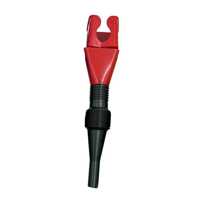 Retractable Auto Flexible Fuel Funnel Red