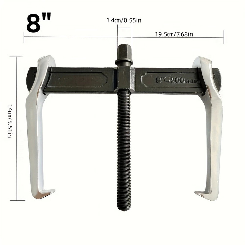 Forged Two-jaw Bearing Puller 8 Inch