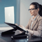 Ergonomic Adjustable Laptop Standing Desk Sit Or Stand In Comfort Anywhere 5