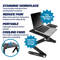 Ergonomic Adjustable Laptop Standing Desk Sit Or Stand In Comfort Anywhere 2
