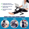 Ergonomic Adjustable Laptop Standing Desk Sit Or Stand In Comfort Anywhere 4