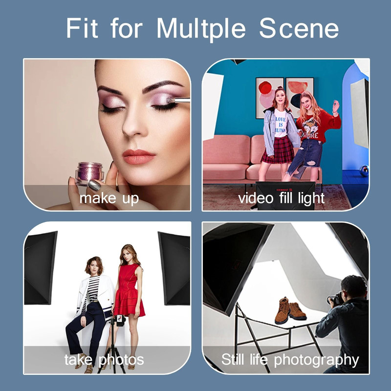 Professional Softbox Light Kit with E27 Bulb