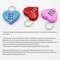 Love Lock Heart Shaped Resettable 3Digit Code Mini Padlock For Bags Diaries And Gifts 6