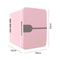 Mini Fridge For Cosmetics Masks Skincare 6L Heated Cooling Car Refrigerator For Dorm Travel Outd