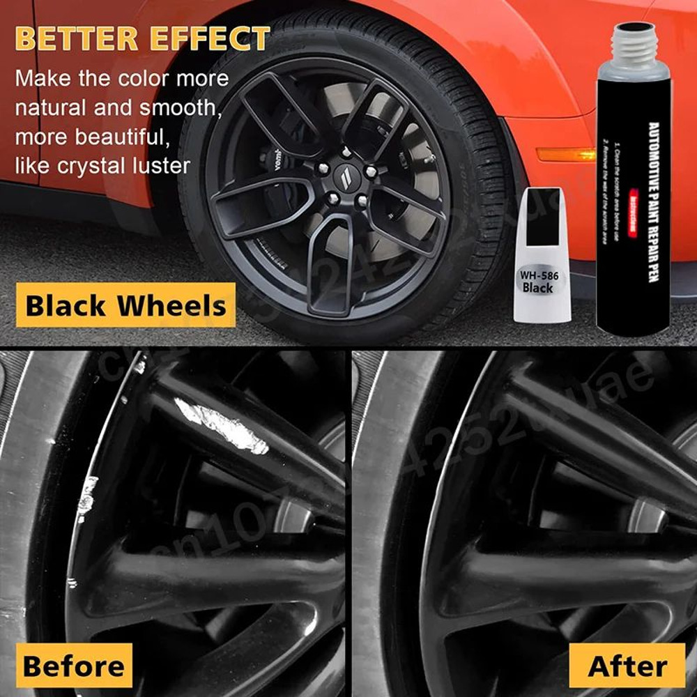Automotive Wheel TouchUp Pen Rim Scratch Repair Paint For Alloy Wheels 2