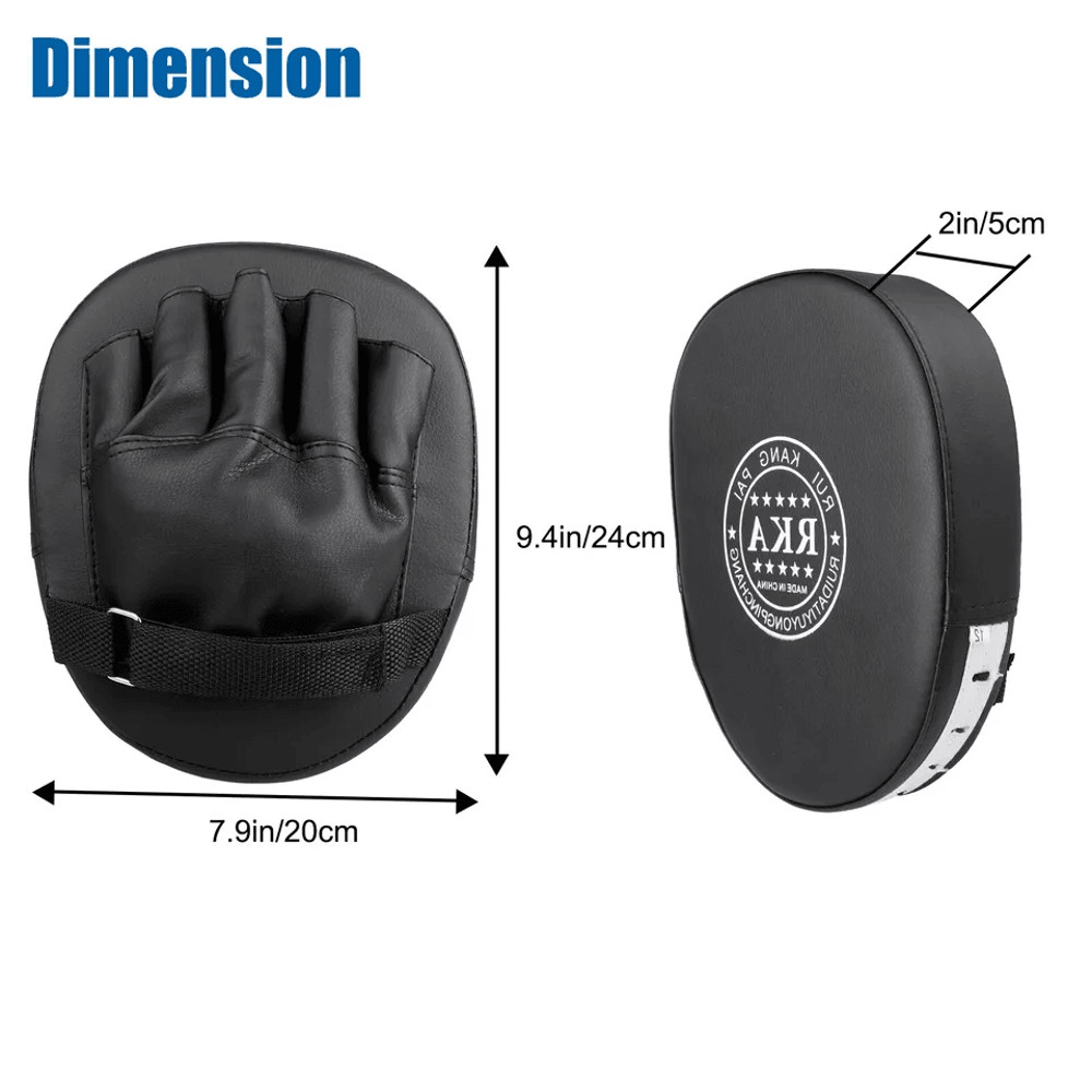 2PCS MMA Boxing Punching Mitts  Sparring Gloves  Kick Target Focus Training Pads 7