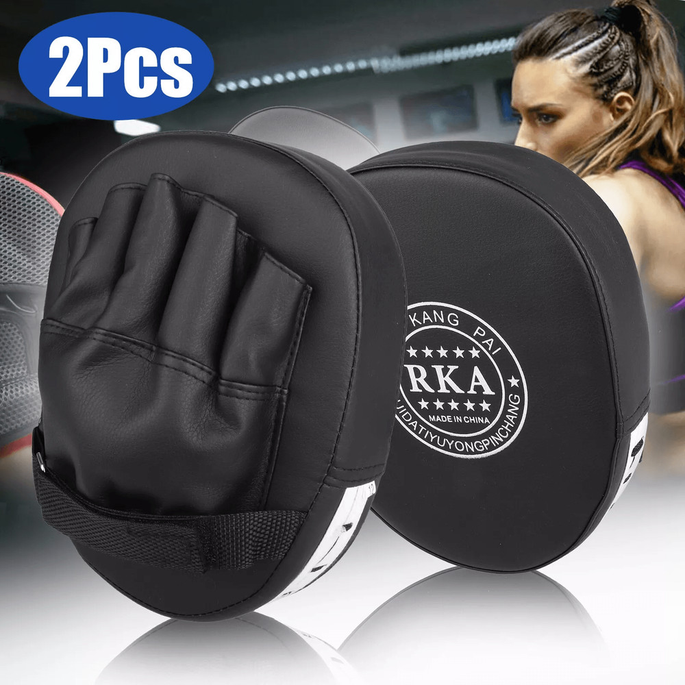 2PCS MMA Boxing Punching Mitts  Sparring Gloves  Kick Target Focus Training Pads 0