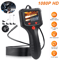 LED HD Handheld Industrial Borescope Endoscope Camera With IPS Screen Waterproof Snake Inspection C 0