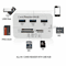 Aluminum 3 Port USB Hub Memory Card Reader Adapter 2