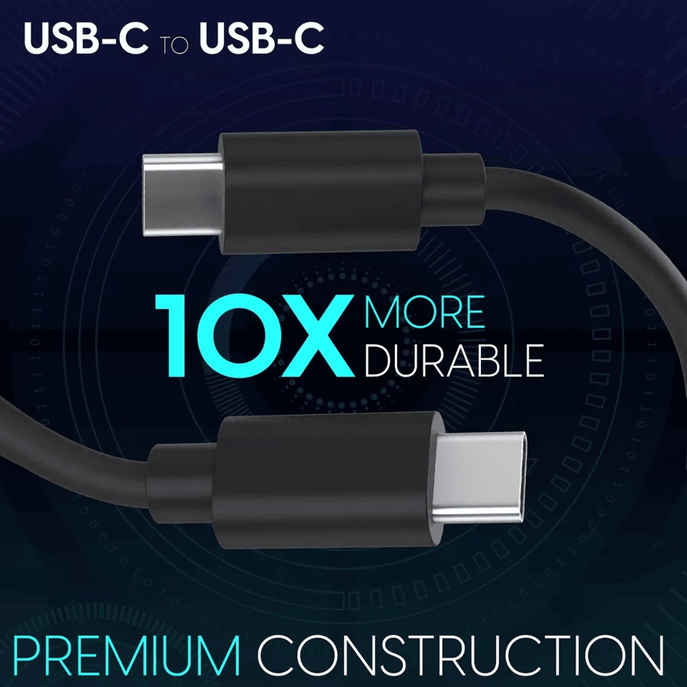 USBC To USBC Fast Charging Cable Type C Rapid Charger Cord 2