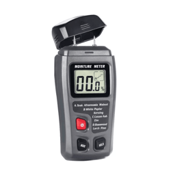 digital lcd wood moisture meter, accurate tester for firewood, paper & cardboard