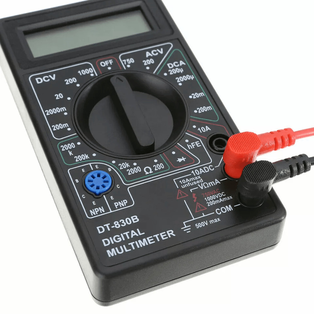 Digital Multimeter ACDC Voltage Current Resistance Ohm Meter 3